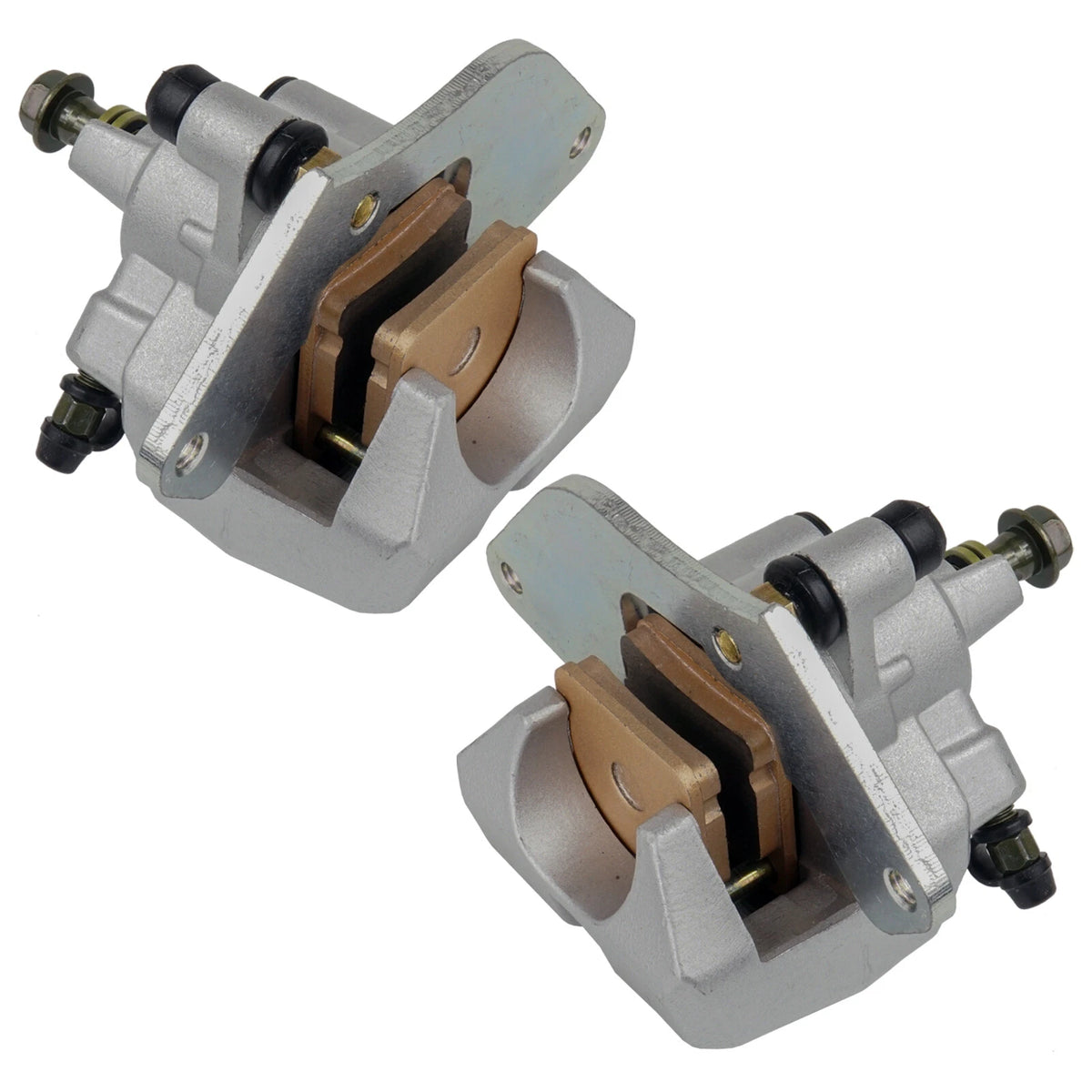 Set of 2 Front Brake Calipers with Pads for Honda TRX420TE Rancher 420 (2007–2016) MP1796CR125SU