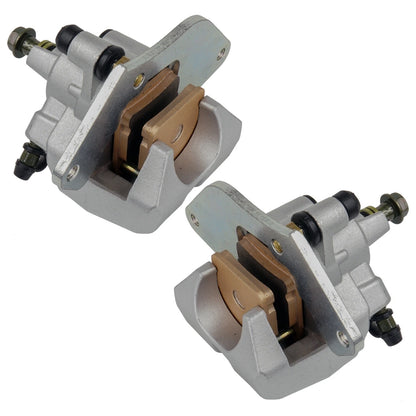 Set of 2 Front Brake Calipers with Pads for Honda TRX420TE Rancher 420 (2007–2016) MP1796CR125SU