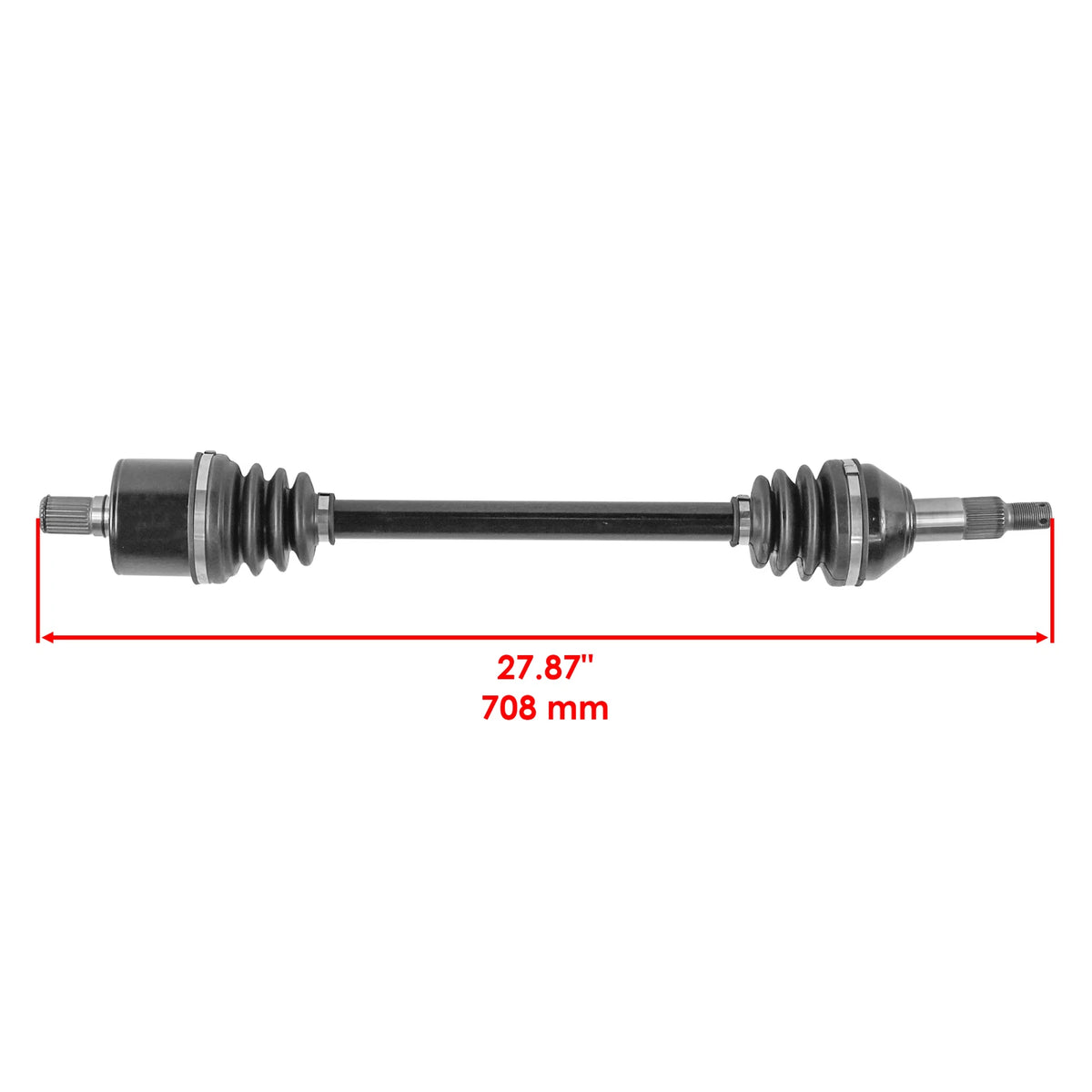 Set of 2 Rear CV Axles for Can-Am Defender HD8 (2017–2021) 705502451, 705502406