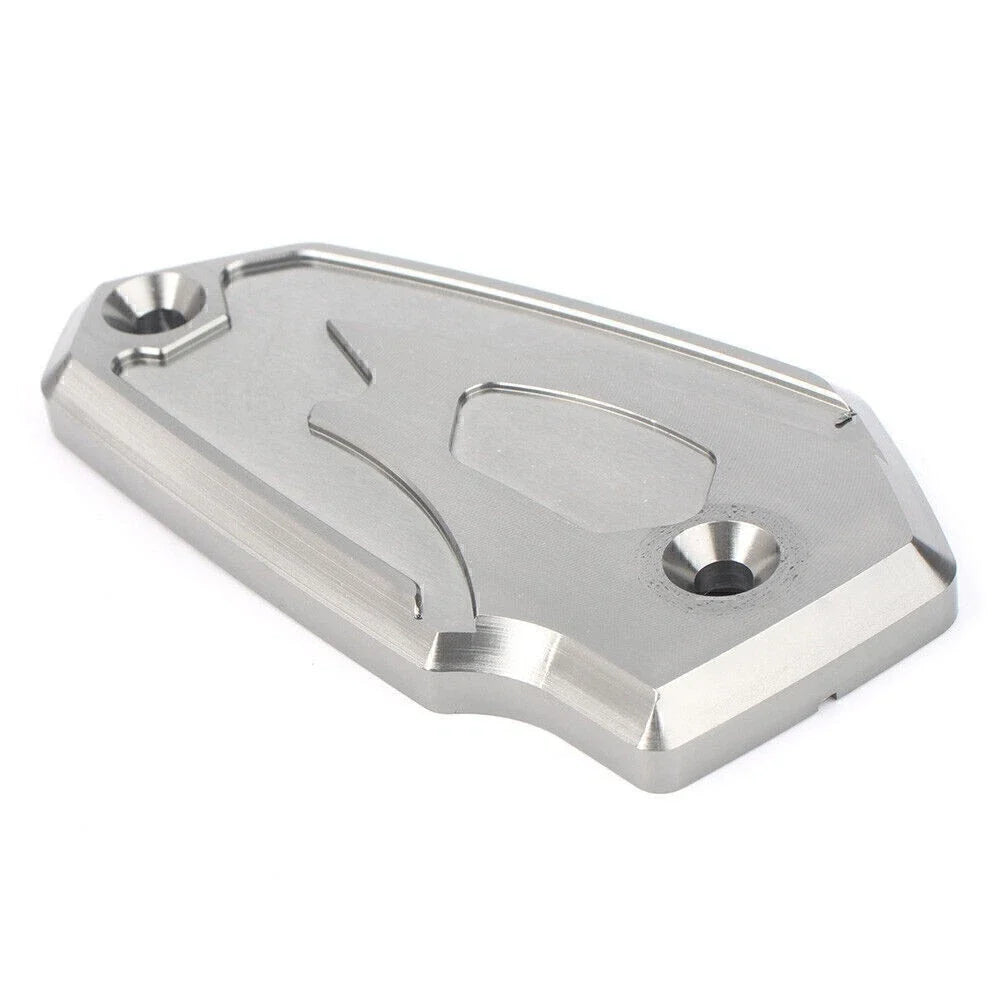 Titanium Front Brake Fluid Reservoir Tank Cap for Kawasaki ER6N Z650 Z900 (2017–2023)