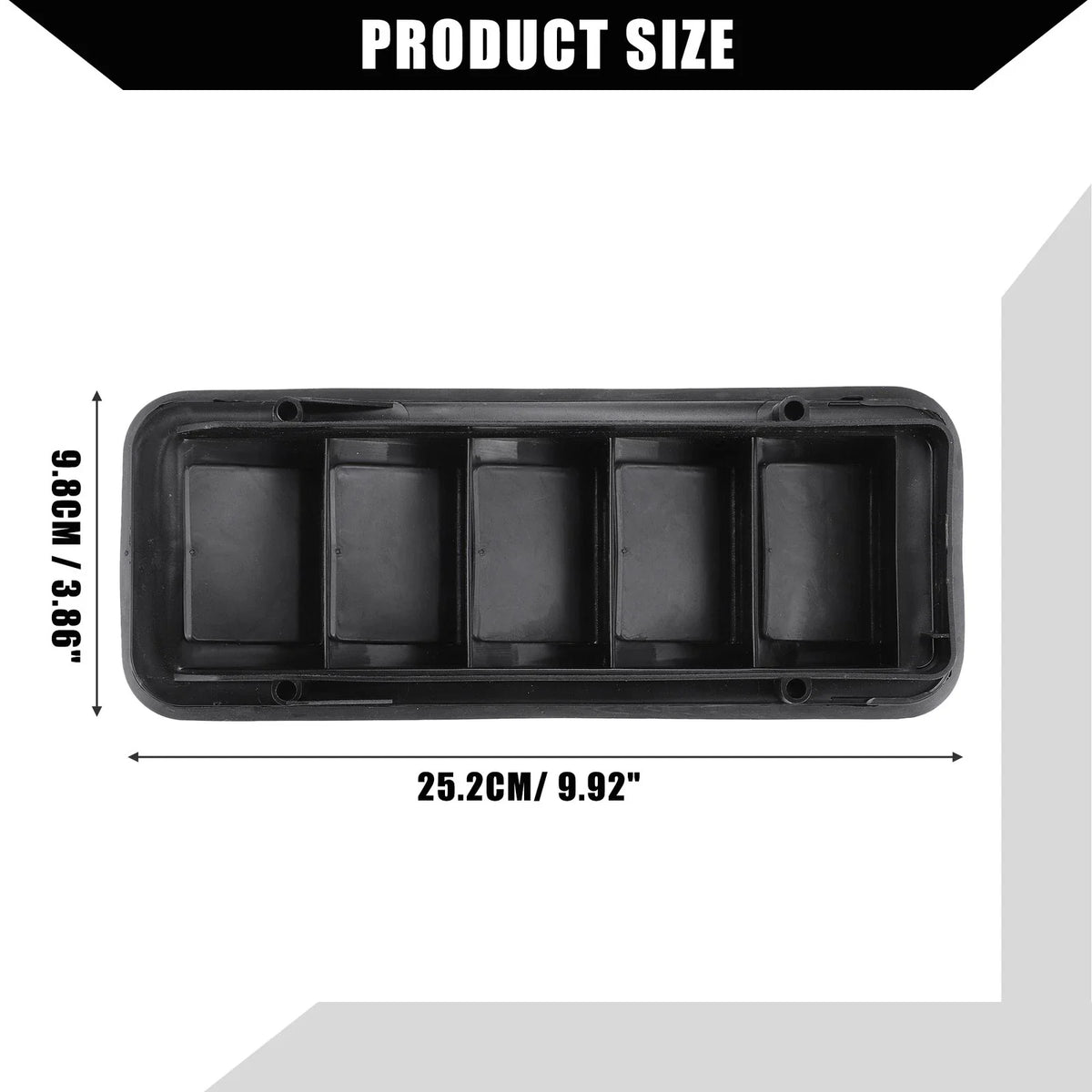 Set of 2 Back Panel Air Vent Grilles for GMC Chevrolet Silverado 