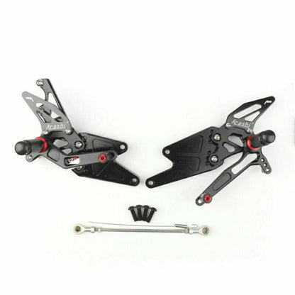 Aluminum Rearsets Footpegs for Yamaha MT-03 MT-25 (2015–2018) Black T9