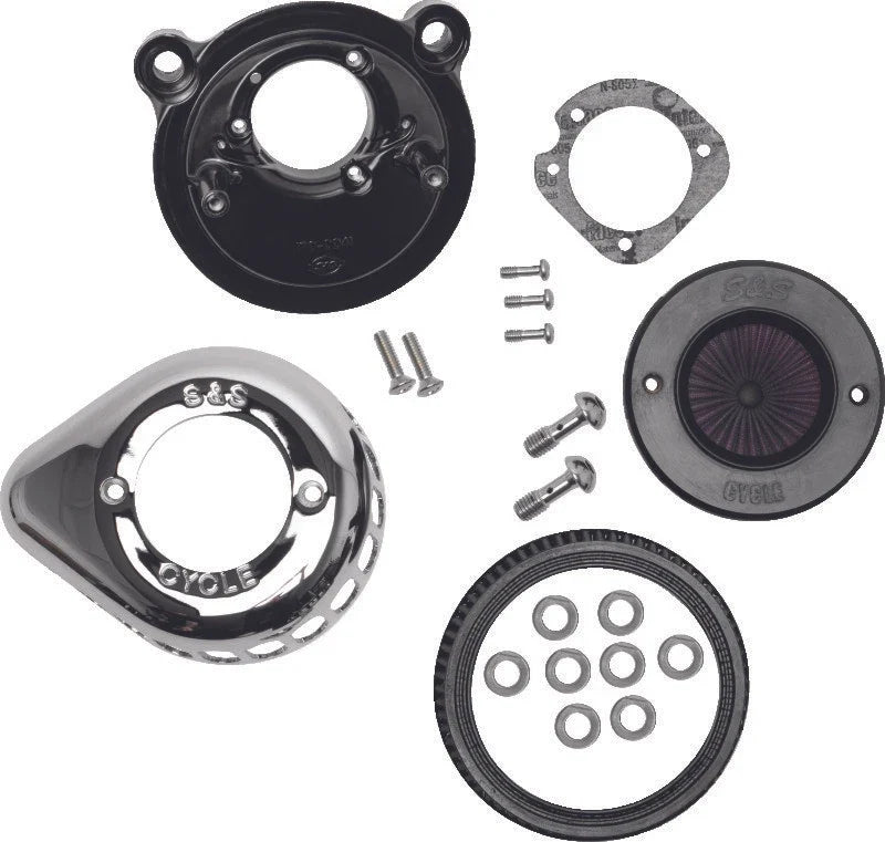 S&S Cycle Stealth Air Stinger w/ Chrome Teardrop for XL Models (2007–Present)