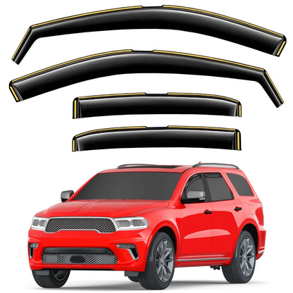Set of 4 Window Rain Guards for Dodge Durango (2011–2026)