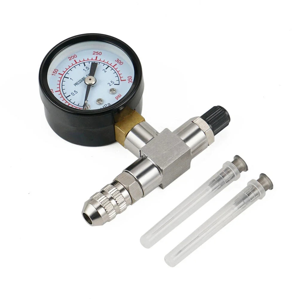 Suspension Shocks Nitrogen Needle Fill Tool Kit for Motorcycle ATV (350psi)