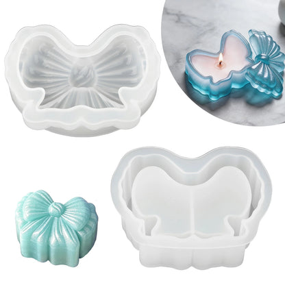 Silicone Mold for Jewelry Box Casting, Trinket Container, Candle Soap Crafts