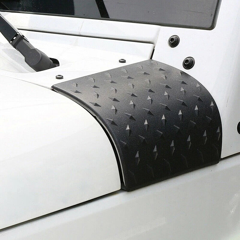 Pair Body Armor Plate Side Cowl Cover Trim for Jeep Wrangler JK (2007–2018)
