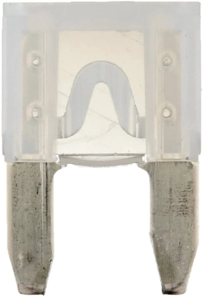Pack of 5 Clear Blade Fuses for Cooper Bussmann (ATM-25-RP)