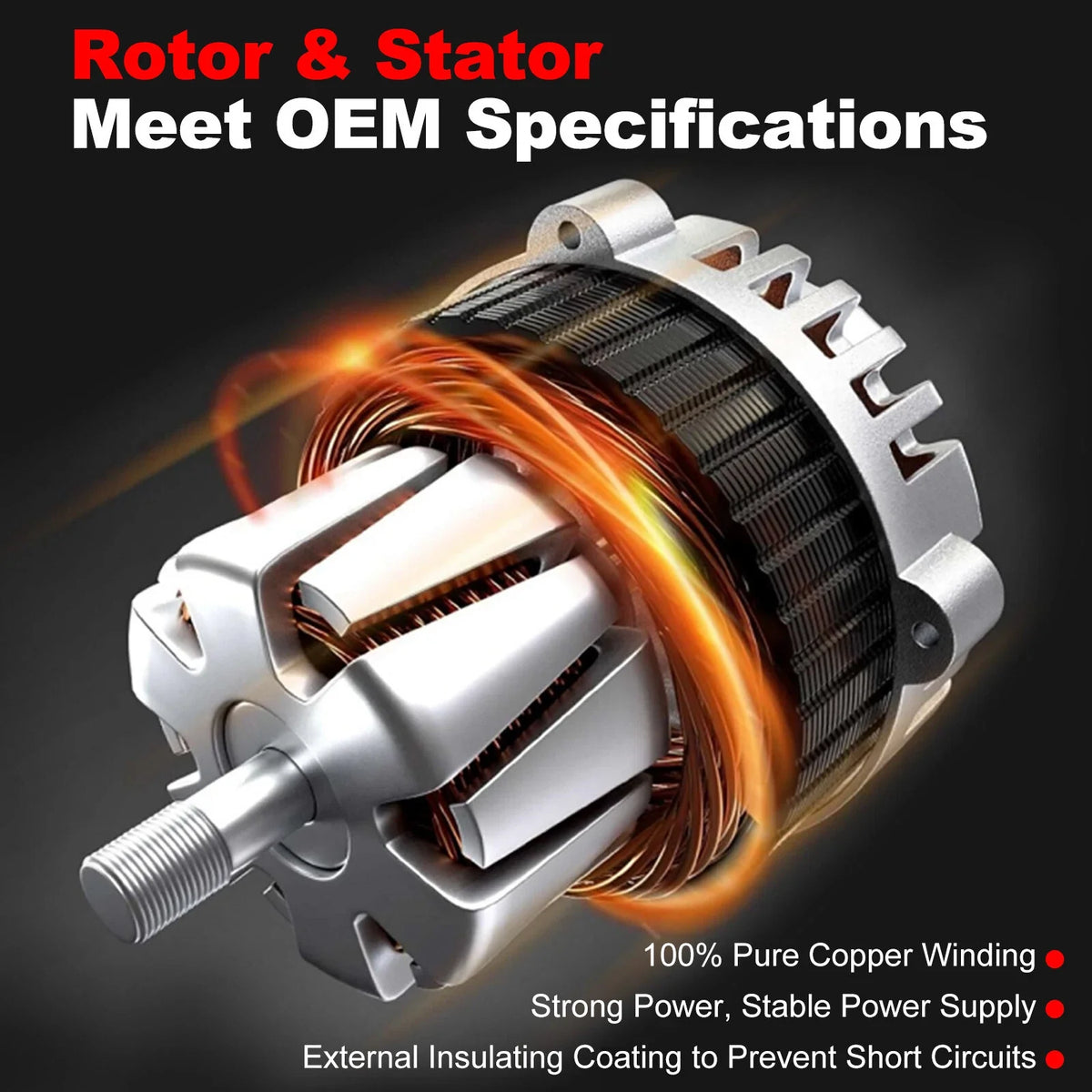 170A Alternator for BMW F22 F30 F32 F10 F25 E89 (2012–2019)