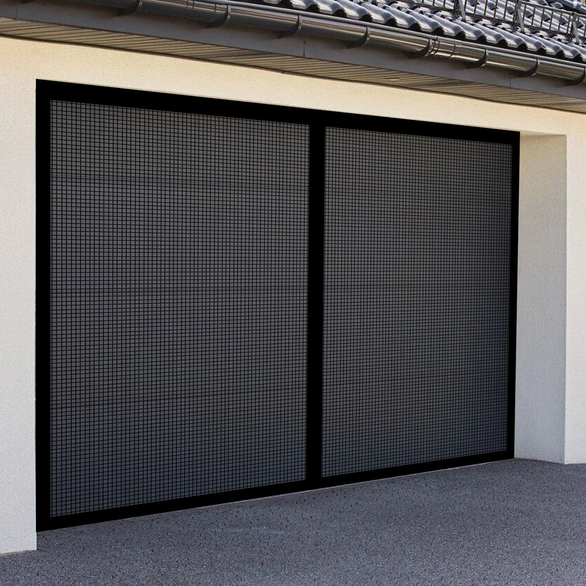 Magnetic Garage Door Screen for Garage (Heavy-Duty Insect Bug Mesh)