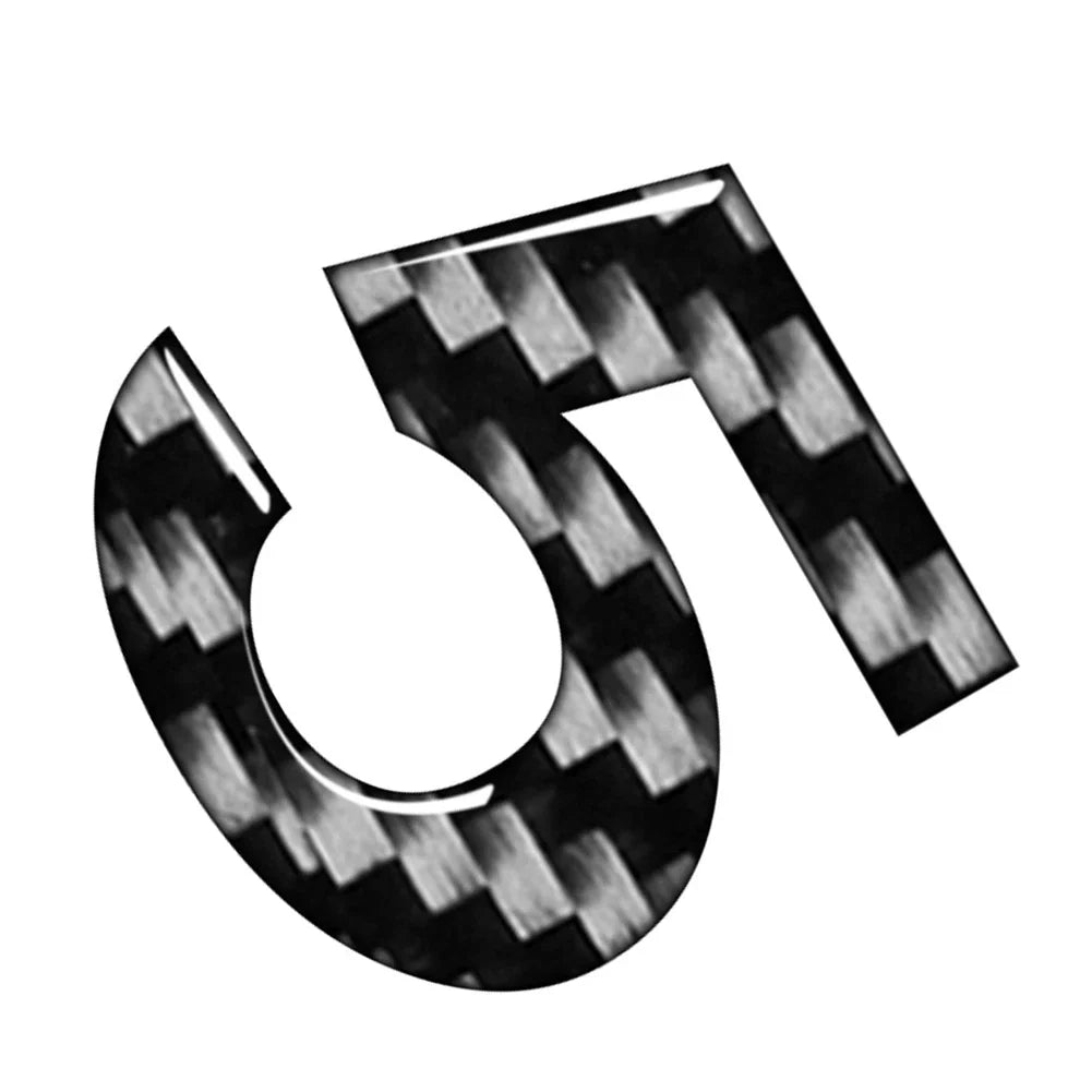 Car Badge Emblem Number Signs Decals Stickers for