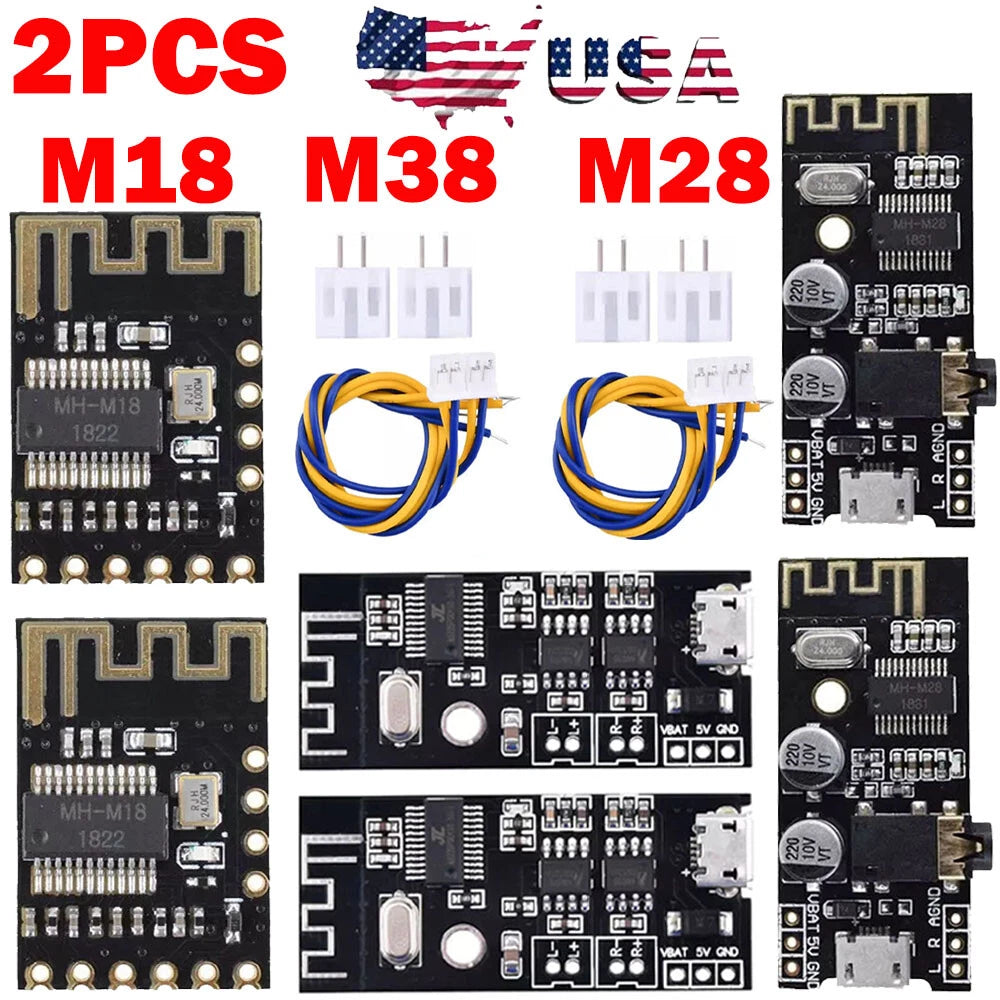 2X Bluetooth MP3 Wireless Audio Receiver Module Lossless Decoder Boards