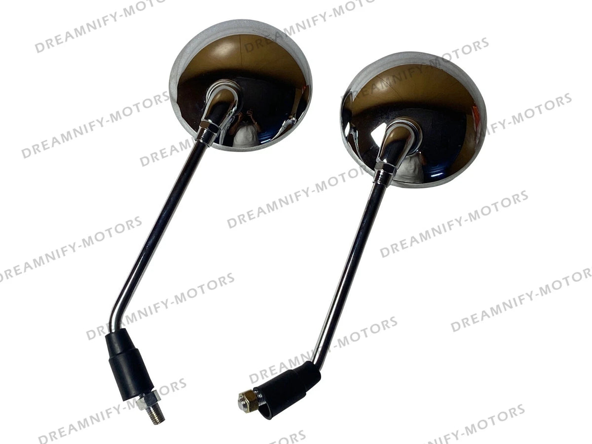 Chrome Side Rear View Mirror for Royal Enfield Classic 350cc 500cc