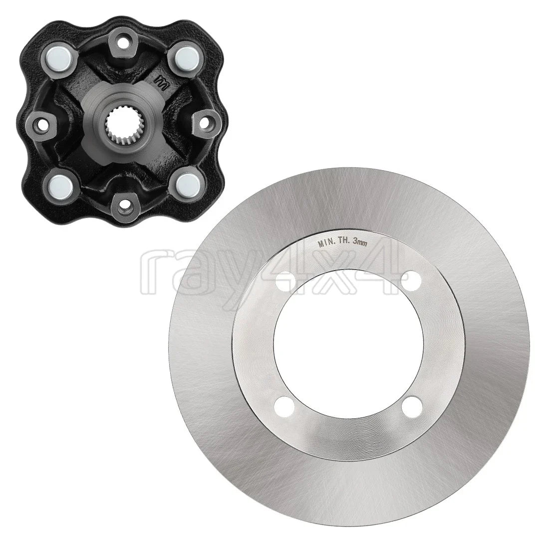 Front Wheel Hub w/ Rotor for Suzuki Vinson 500 LT-A500F (2002–2003) #54110-38F20