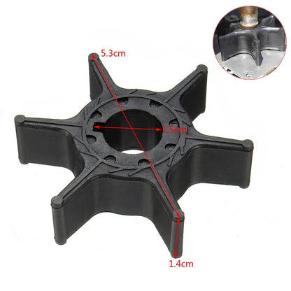 Water Pump Impeller for Yamaha Outboard 2 Stroke 9.9 15 HP (63V-44352-01)