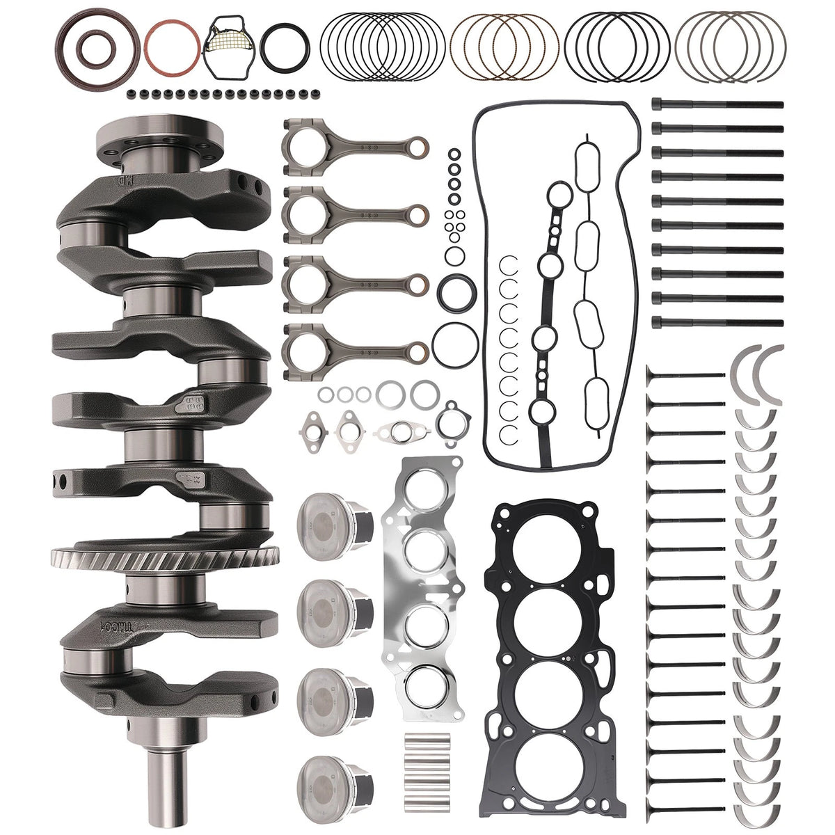 Engine Overhaul Rebuild Kit for Toyota Camry Solara RAV4 Matrix 2.4L (XK8UGN)