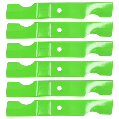Set of 6 Notched High Lift Blades for Ariens Zoom 42 (04265400)