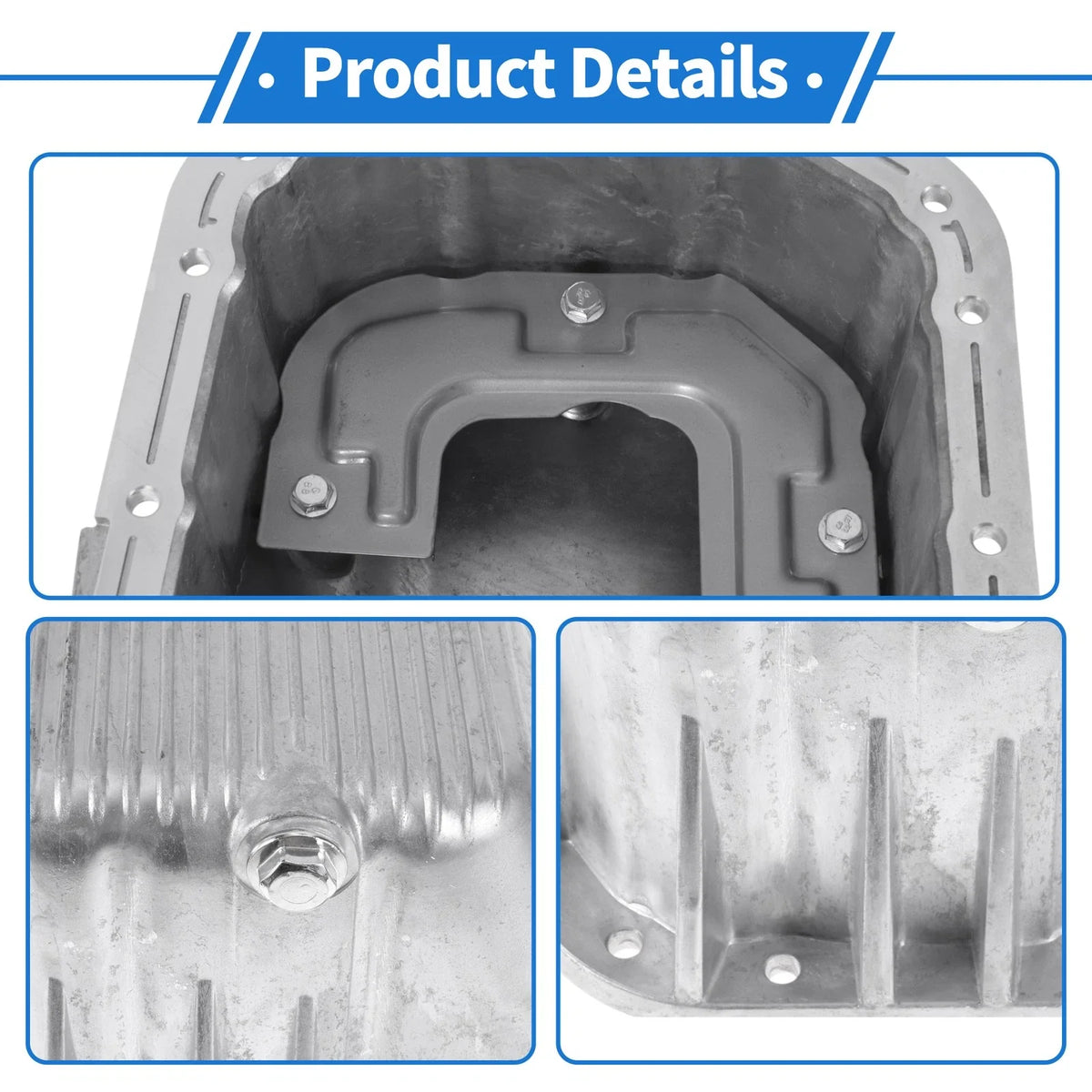 Engine Oil Pan for Kia Rio5 1.6L L4 (2006–2011) No.2151026601 Aluminum Alloy
