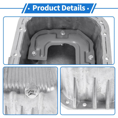 Engine Oil Pan for Kia Rio5 1.6L L4 (2006–2011) No.2151026601 Aluminum Alloy