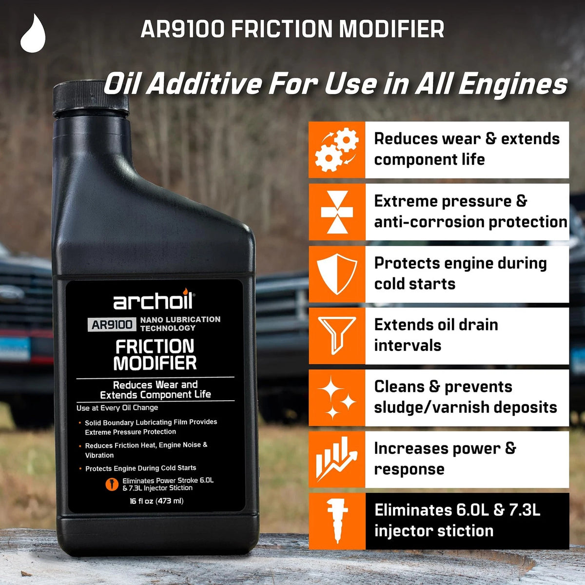Oil Additive for All Vehicles (Boost Powerstroke Cold Starts & Fix Injectors)