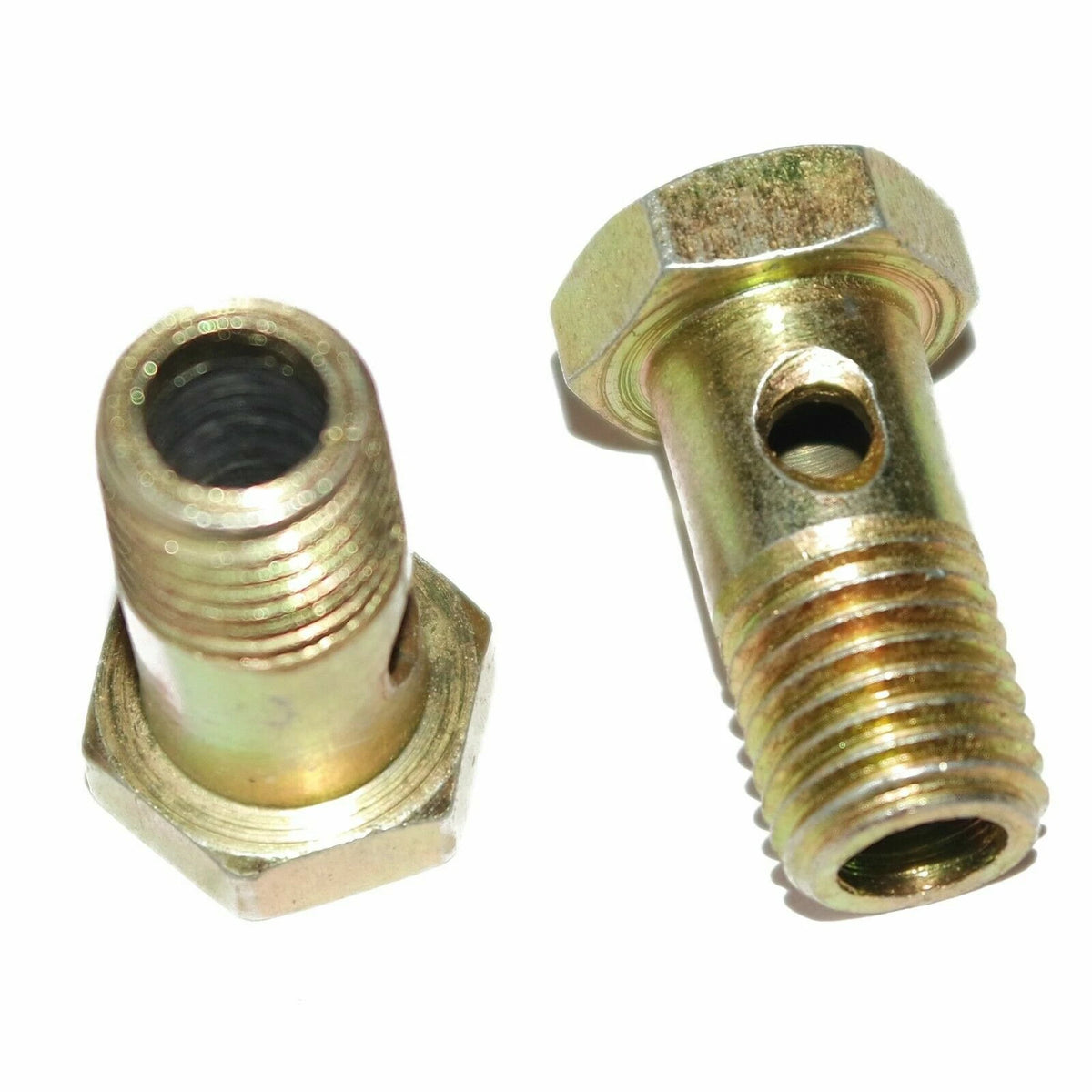 Set of 2 Banjo Bolt 18mm Long Steel for Ford Tractor