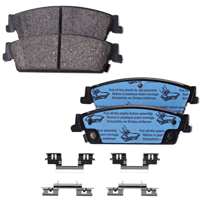 Set of Rear Ceramic Brake Pads for Chevrolet Silverado 1500 (2007–2013)