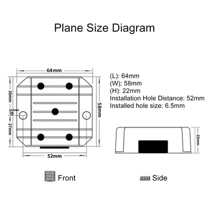 Waterproof DC/DC Converter 12V to 24V for Various Applications (I015-A165)