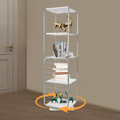 4-Tier Rotating Bookshelf for Bedroom Living (360° Rotating)