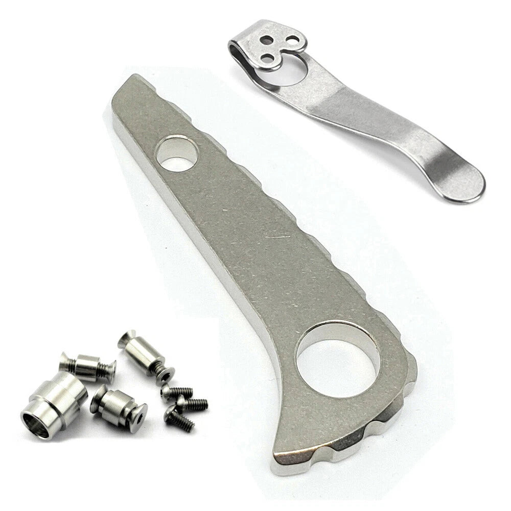 Titanium Back Spacer Pocket Clip Screws for Spyderco Paramilitary 2