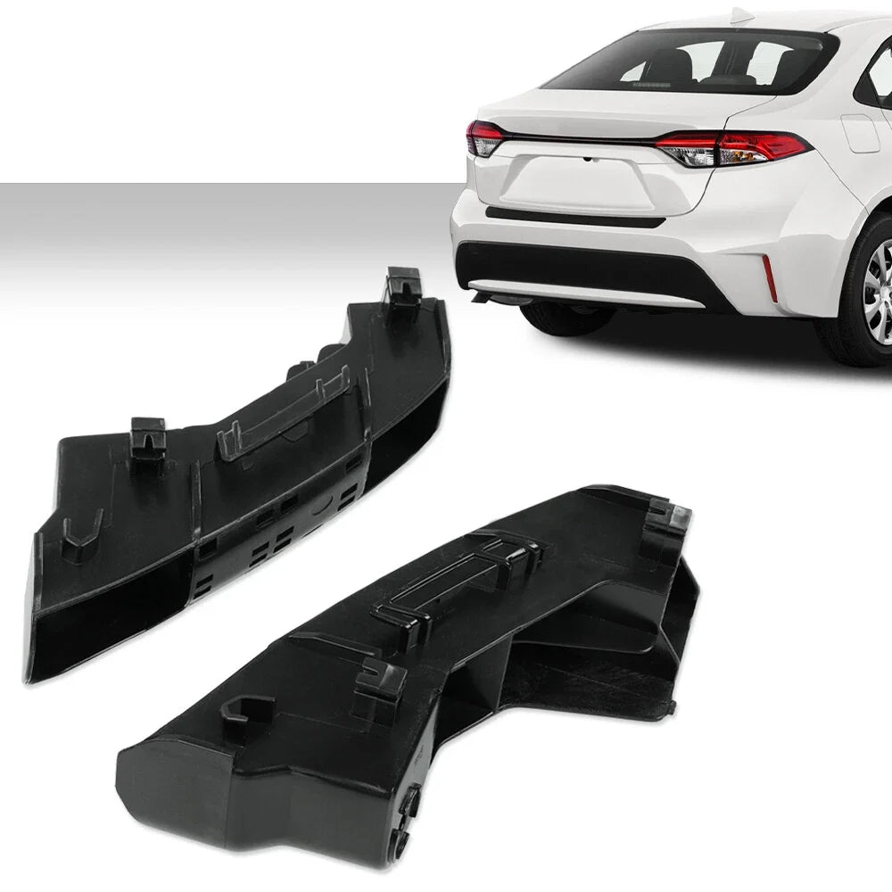 Set of 2 Rear Bumper Bracket Retainers for Toyota Corolla Sedan (2020–2022)