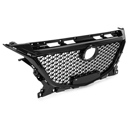 Front Grille Honeycomb Black for Mazda 3 Axela (2014–2016) Sedan & Hatchback