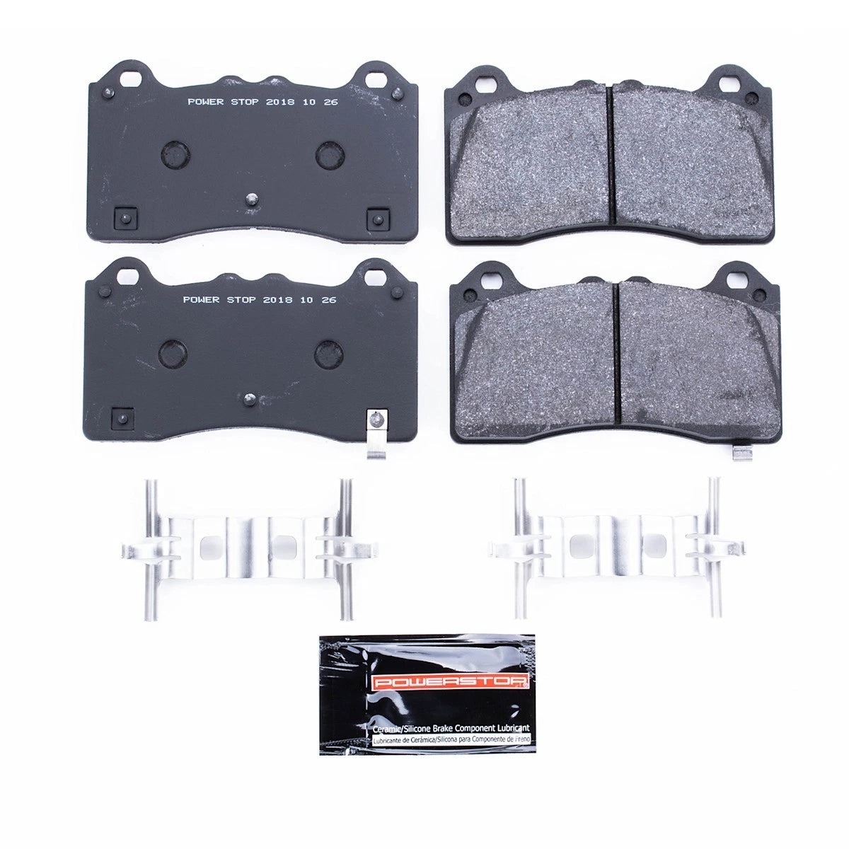 2X Powerstop Brake Pad Set Front for Ford Focus (2016–2018) PST-1977