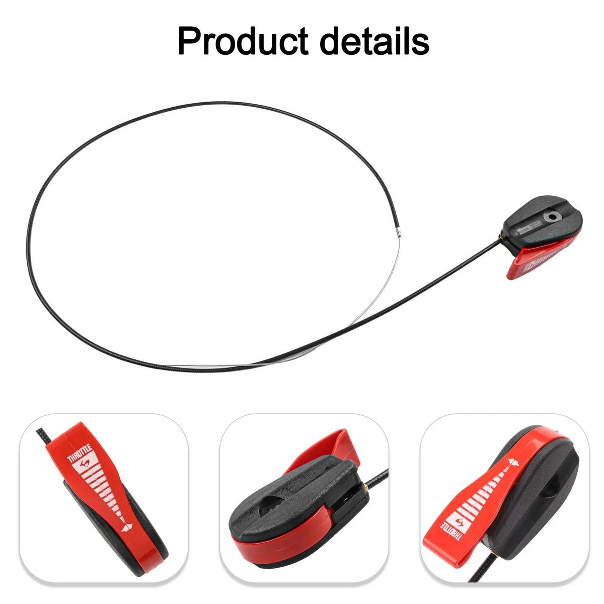 Lawn Mower Handle Cable 145cm for Garden Mower