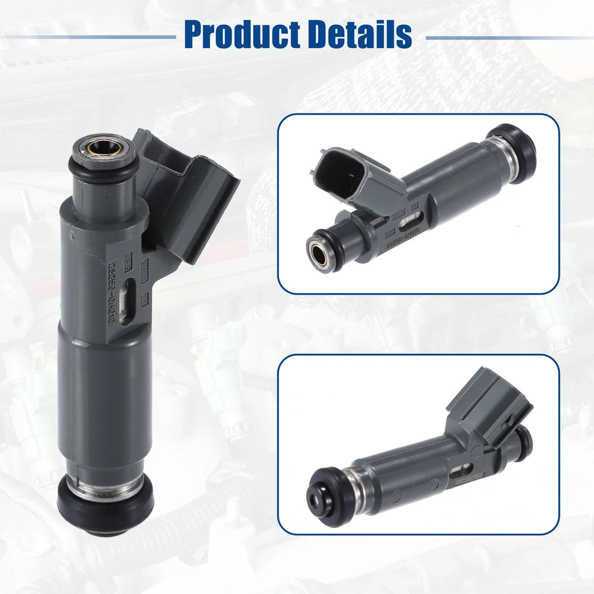 Set of 4 Fuel Injector Nozzles for Toyota Camry 2.4L (2002–2004) 23209-0H010