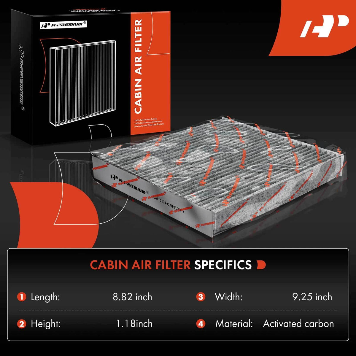Set of 2 Engine & Cabin Air Filters for Honda Odyssey (2011–2017) CF159, CAF1781, PC5519
