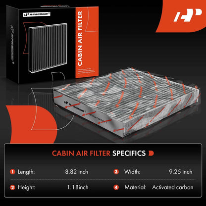 Set of 2 Engine & Cabin Air Filters for Honda Odyssey (2011–2017) CF159, CAF1781, PC5519