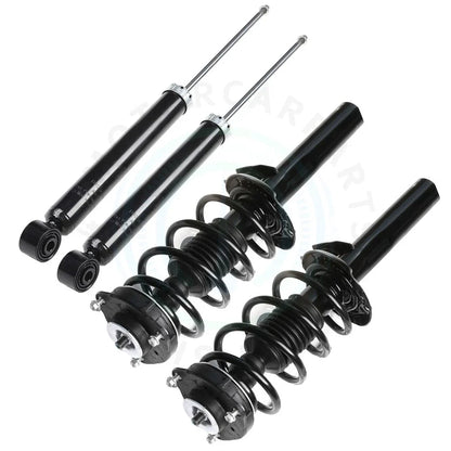 Set of 4 Complete Strut Assembly & Shock Absorbers for Volkswagen Passat Golf (2006–2009)