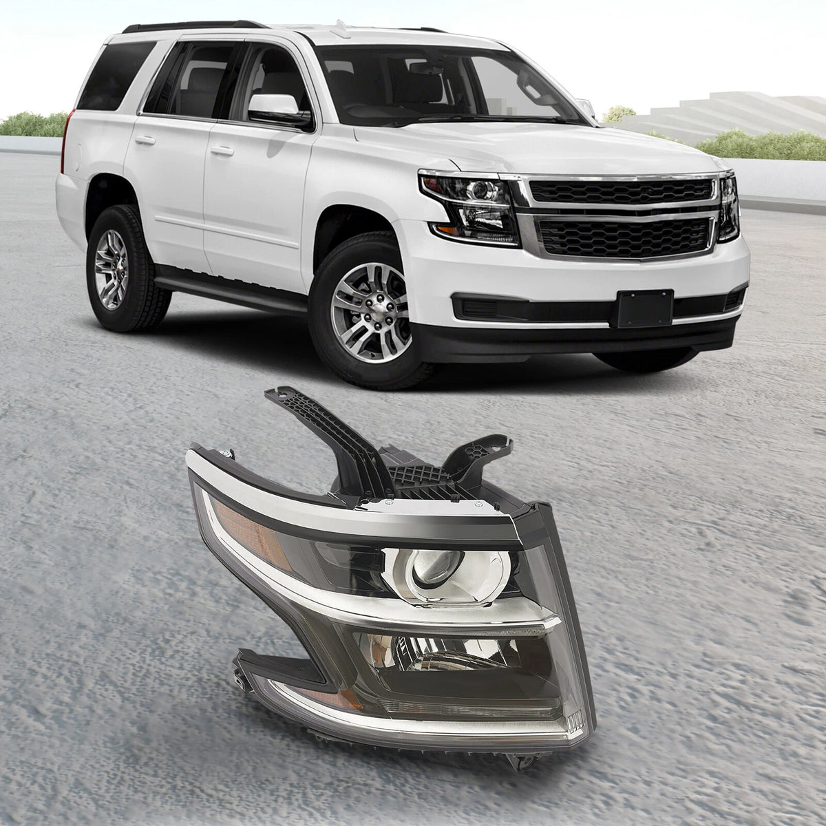 Xenon HID Headlight for Chevy Tahoe/Suburban (2015–2020) 84582598, GM2503406