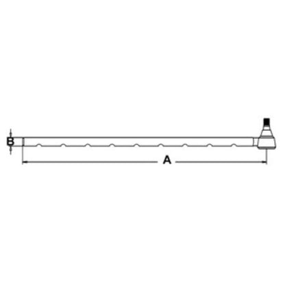 Tie Rod End for Ford Tractor 8000 8200 8400 8600 (C7NN3280D)