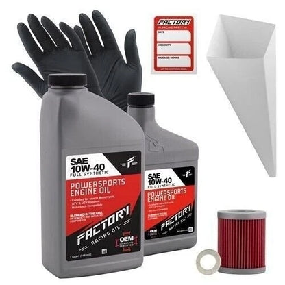 10W40 Oil Change Kit for Suzuki DR-Z125, SP125 (2003–2023)
