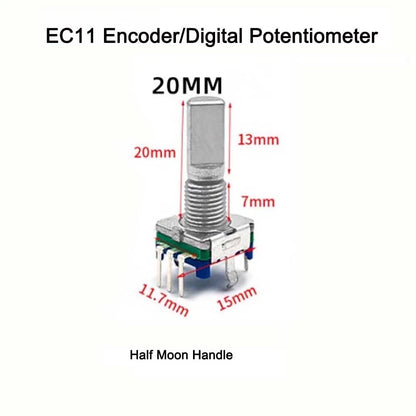 Rotary Encoder with Switch EC11 for Audio Applications (20mm)