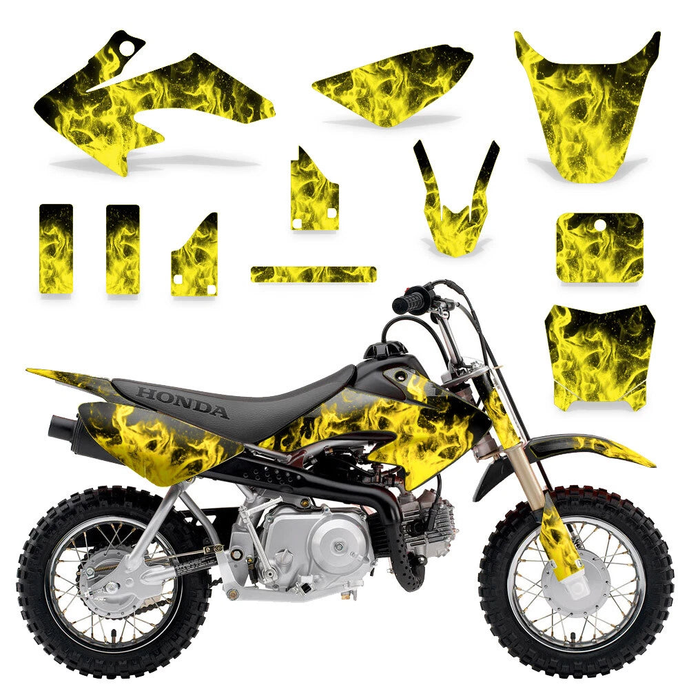 Dirt Bike Decal Graphic Kit for Honda CRF50 (2014–2022) WD1018