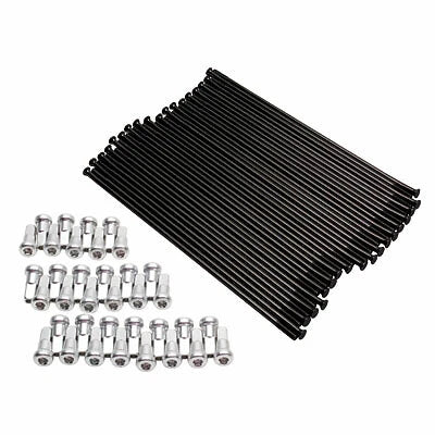 Front 21" Black Motorcycle Spoke Kit for (tskrm65486)