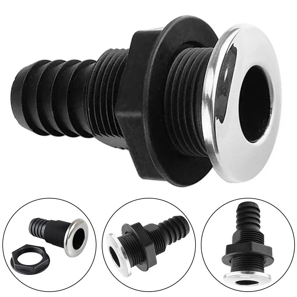 Thru Hull Fitting for Marine and Truck Applications