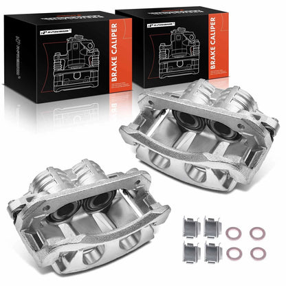 2X Front Brake Caliper Set for Ford Mustang (2005–2010) 4R3Z-2B120-AA, 6R3Z-2B120-A