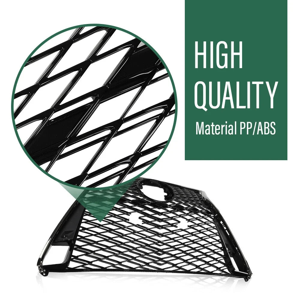 Front Grille Set for Lexus IS250 IS350 F Sport (2017–2022) Black