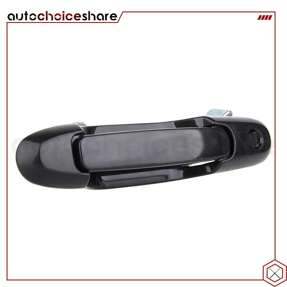Set of 4 Exterior Door Handles Black for Toyota Sienna (1998–2003)