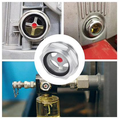 Pack of 4 Oil Sight Glass for Air Compressor 1 Inch NPT Thread