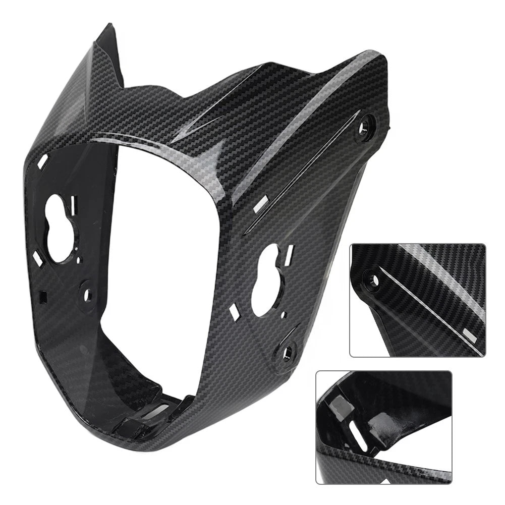 Carbon Fiber Front Headlight Cowl for Honda MSX125 Grom (2013–2015)