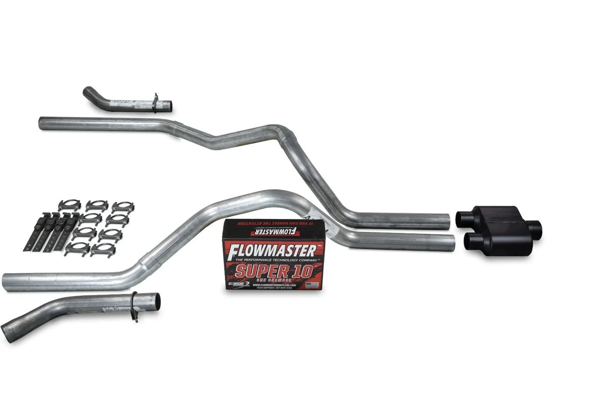 2.5" Dual Exhaust Kit for Dodge Ram 1500 (2004–2008) Flowmaster Super 10